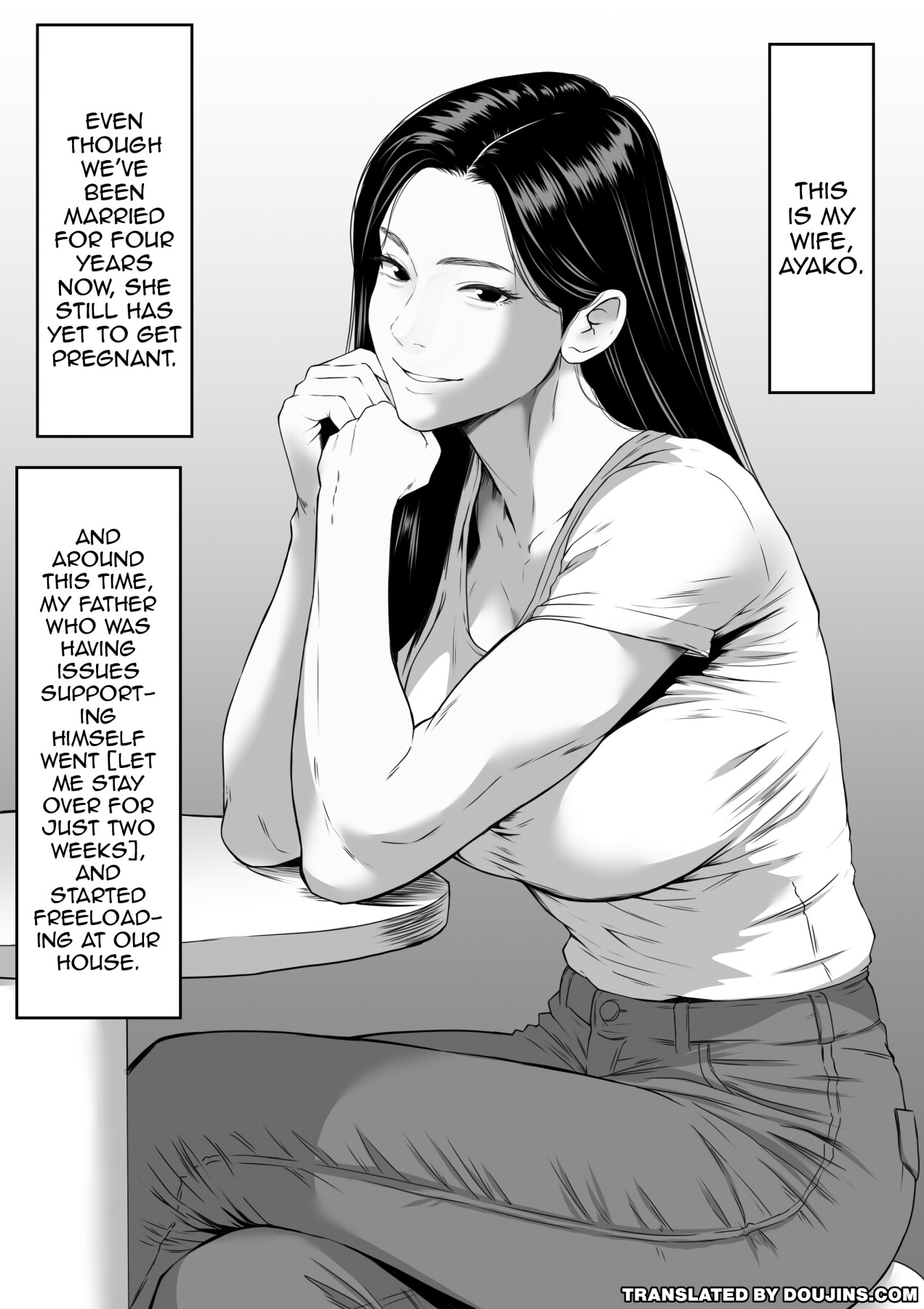 Hentai Manga Comic-Father In Law... Just Don't Cum Inside, Please ~How A Housewife Got Taken By Her Father In Law-Read-2